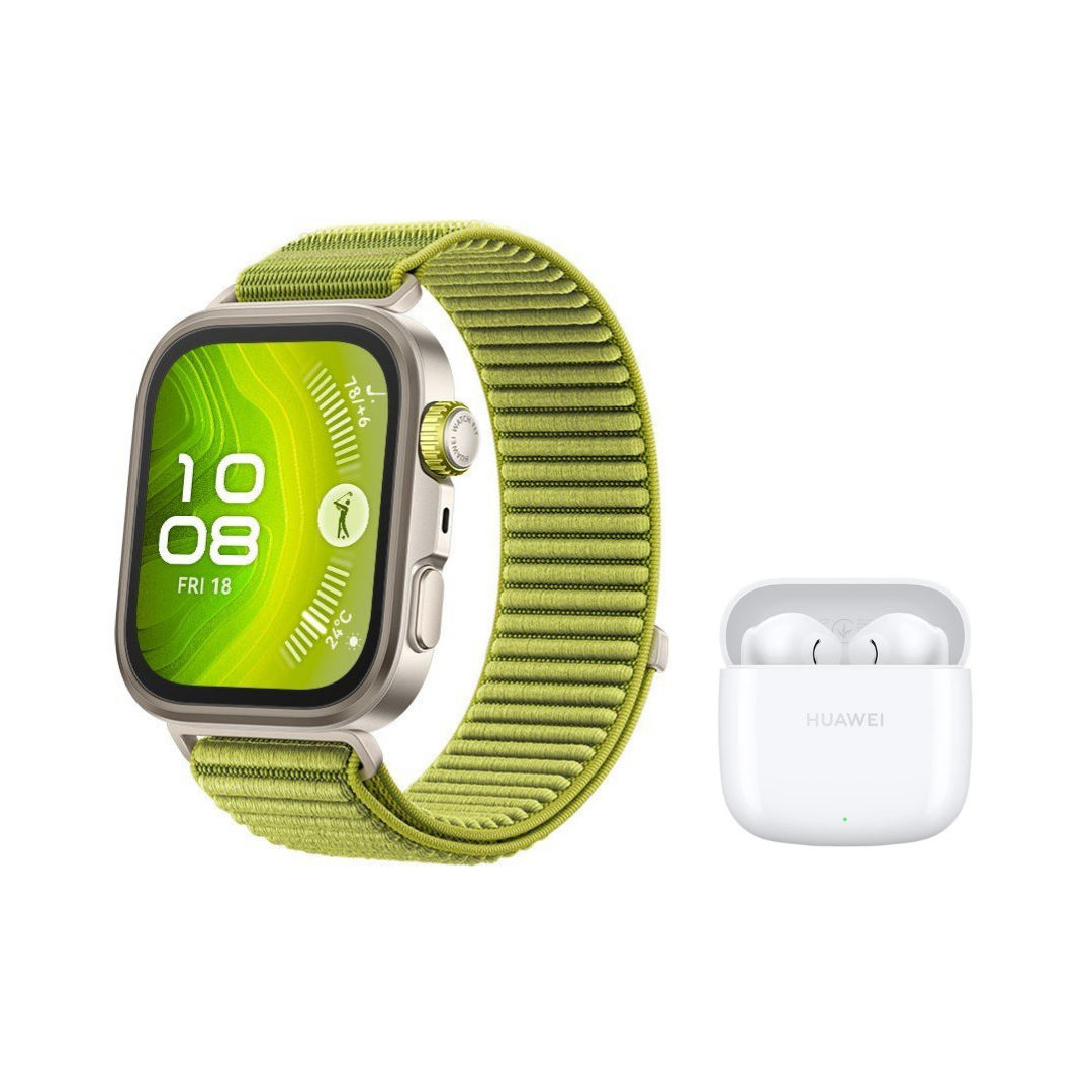Huawei Watch Fit 4 Pro Yeşil Akıllı Saat + Huawei SE 2 Kulaklık Hediyeli