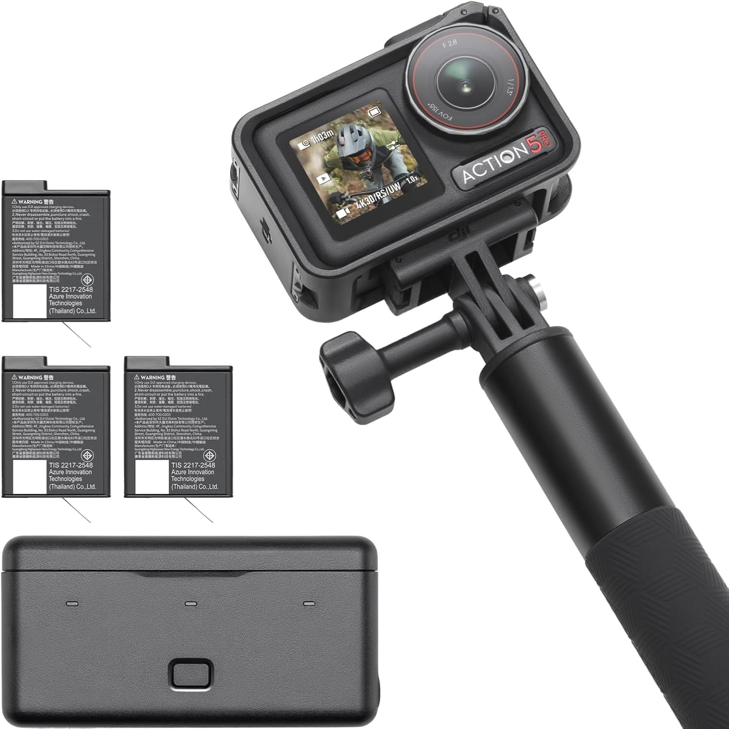 DJI Osmo Action 5 Pro Adventure Combo, Aksiyon Kamerası
