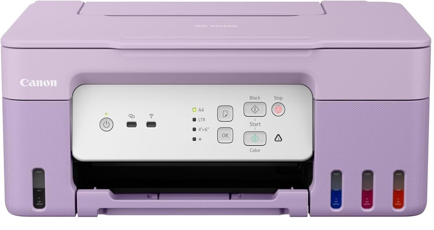 Canon Pixma G3430 Wi-Fi/Tarayıcı/Fotokopi Renkli Çok Fonk. Tanklı Yazıcı - Mor