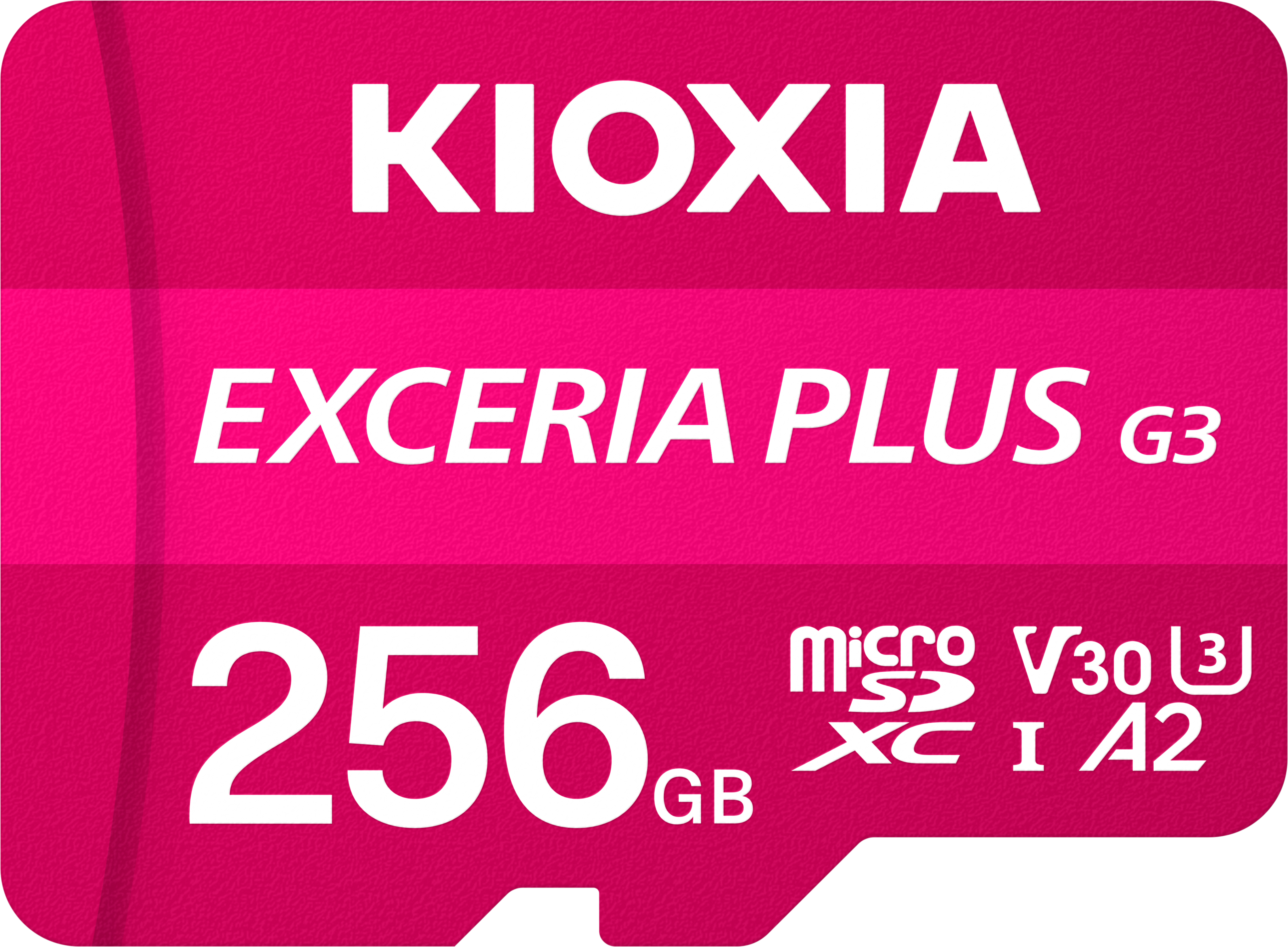 Kioxia Exceria Plus G3 256GB V30 U3 4K MicroSD Hafıza Kartı 210/150MB/s LMPL3M256GG2  