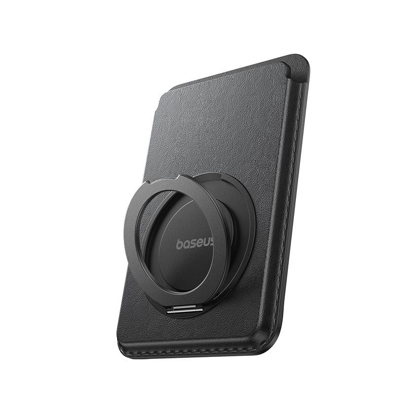Baseus MagPro 3 Manyetik Standlı Cüzdan, Siyah