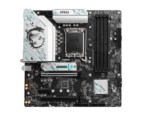 MSI MB B760M GAMING PLUS WIFI SOKET 1700 DDR5 6800(OC) PCI-E M.2 USB3.2 HDMI DP 1x 2.5G LAN WI-FI 6E ATX