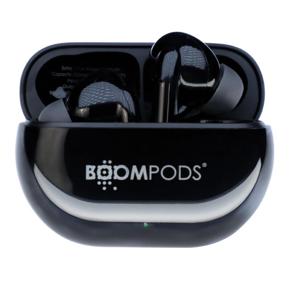 Boompods Echobuds, TWS Bluetooth Kulaklık, Siyah