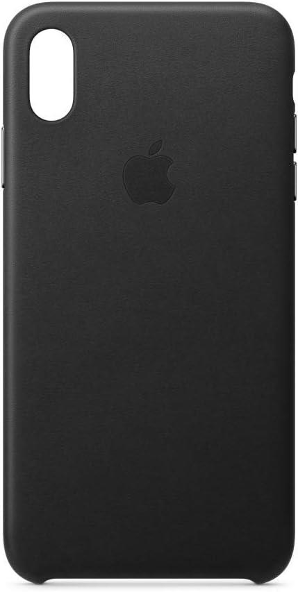 Apple iPhone XS Max Deri Kılıf Siyah