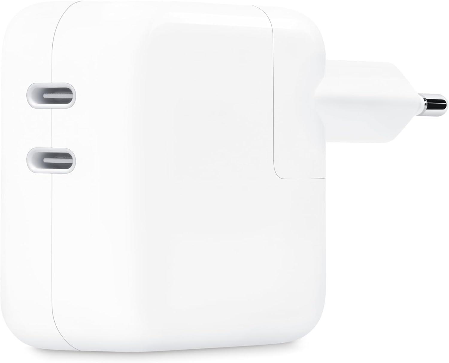 Apple 35 W Çift USB-C Bağlantı Noktalı Güç Adaptörü ​​​​​​​