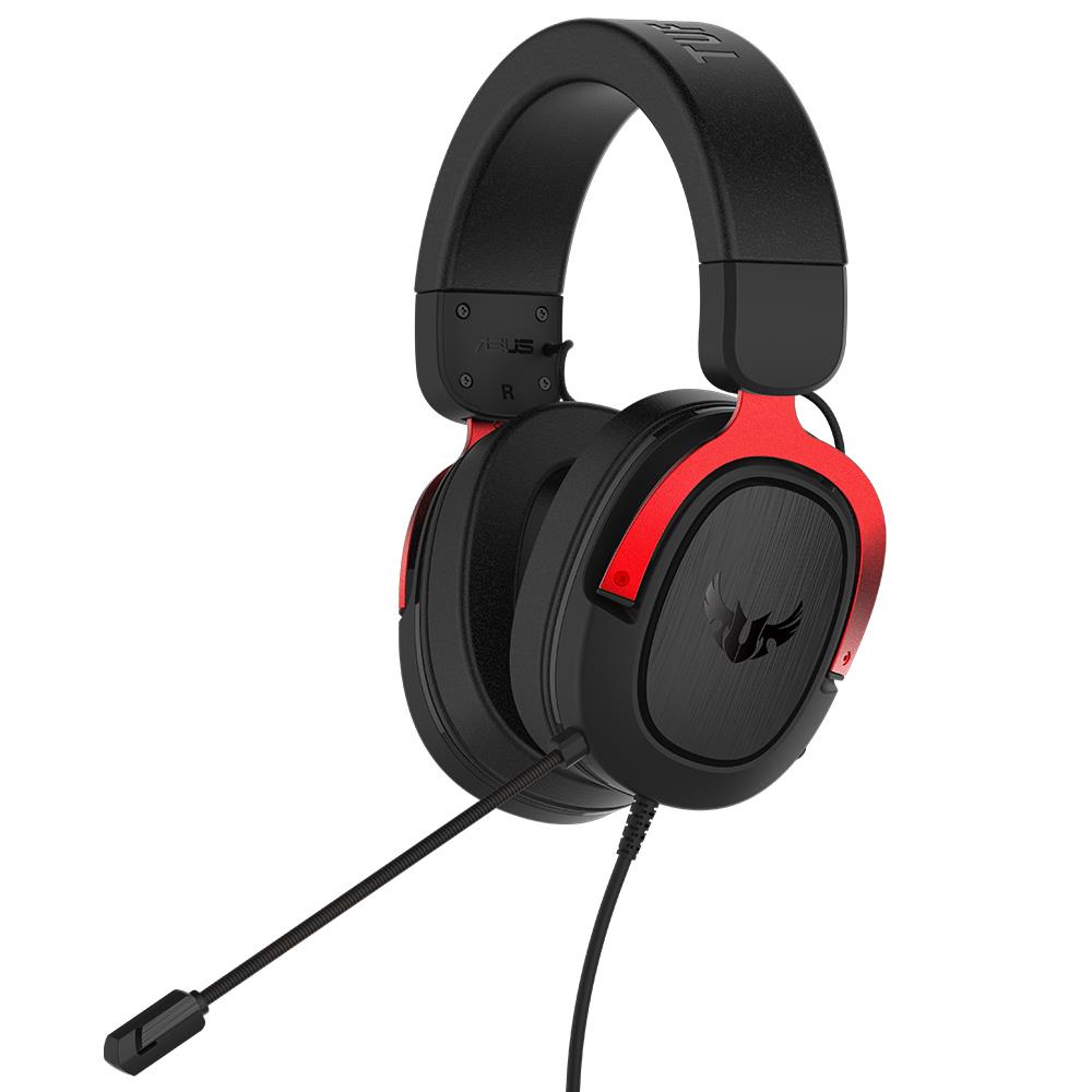 ASUS TUF GAMING H3 7.1 RED OYUNCU KULAKLIGI PC MAC PS4 NINTENDO SWITCH MOBIL VE XBOX ONE UYUMLU