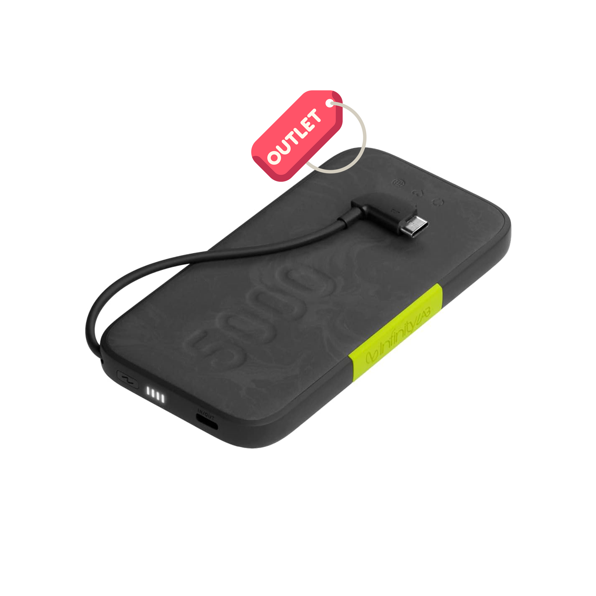 OUTLET Infinitylab by Harman - InstantGo Wireless Powerbank, 10000 mAh, Siyah