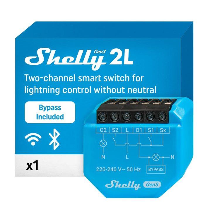 Shelly 1L Gen3 Nötrsüz Akıllı Röle