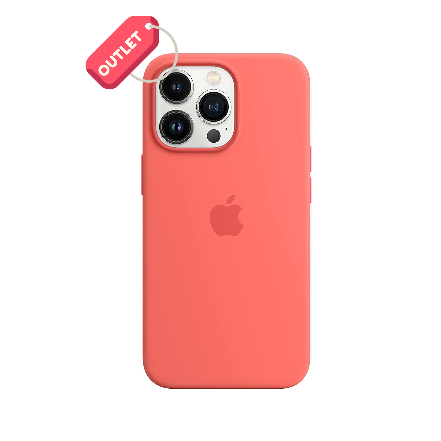 OUTLET Apple MagSafe özellikli Silikon Kılıf  (iPhone 13 Pro) - Pembe Pomelo