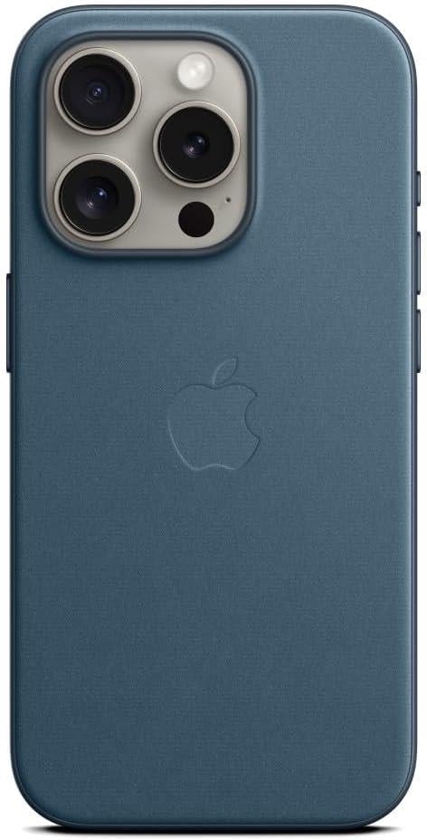 Apple iPhone 15 Pro MagSafe Mikro Dokuma Kılıf Pasifik Mavi - MT4Q3ZM/A

