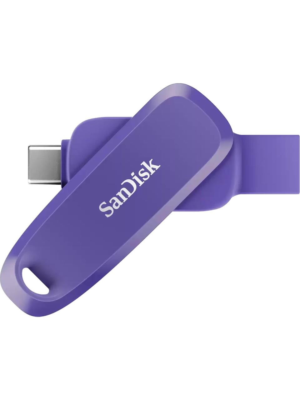 SanDisk Phone Drive 256GB Android Uyumlu USB 3.2 Gen 1 Flash Bellek Purple Opulence - SDDDC6-256G-G46PO