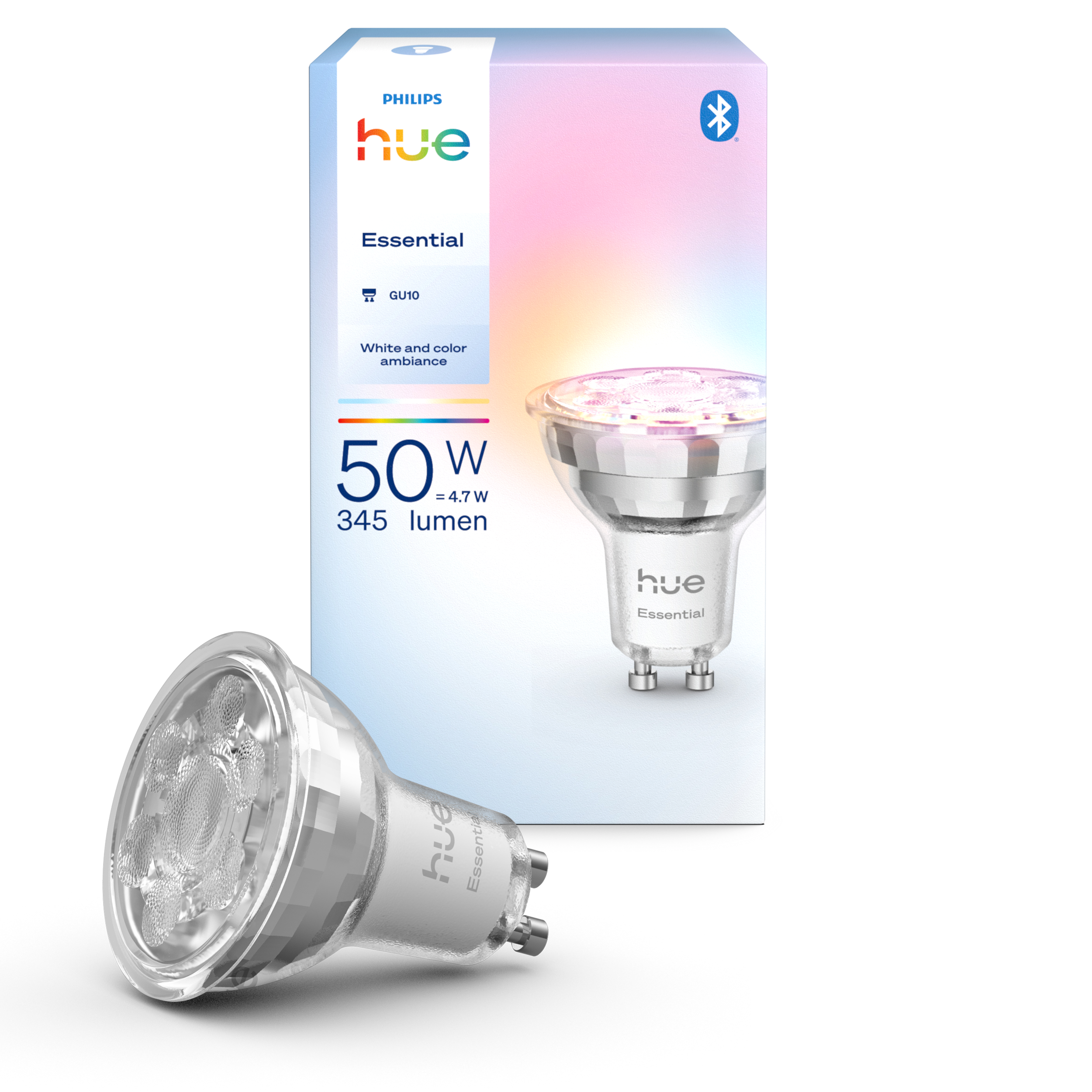 Philips Hue Essential 4.7W GU10 345 Lumen Renkli Akıllı Spot Ampul