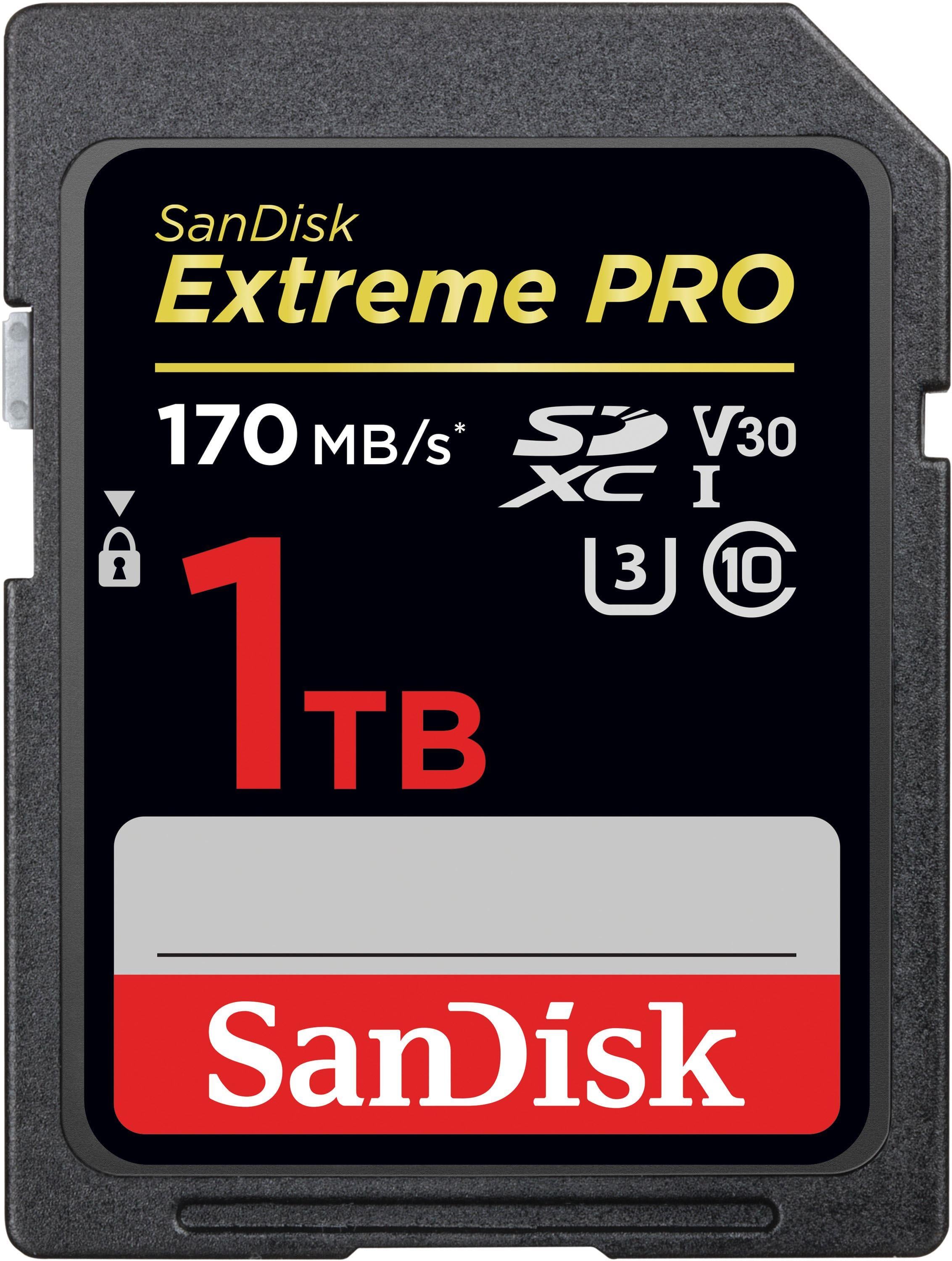  Extreme Pro SDXC Card 1TB 170MB/s V30