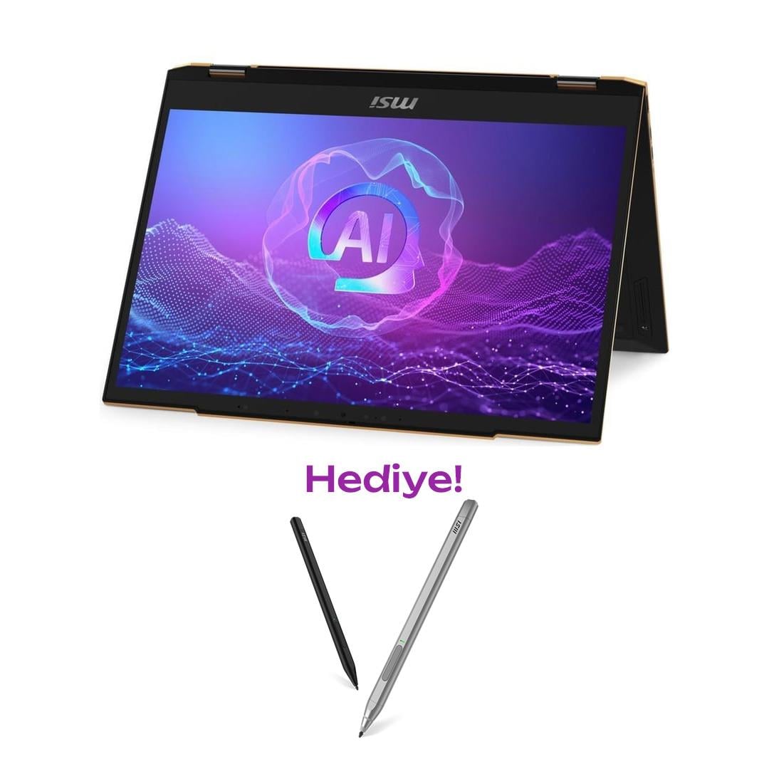 MSI NB SUMMIT E16 AI EVO A1MTG-015TR ULTRA 7 155H 32GB LDDR5 UMA 1TB SSD 16.0 QHD+ 165Hz TOUCH W11P