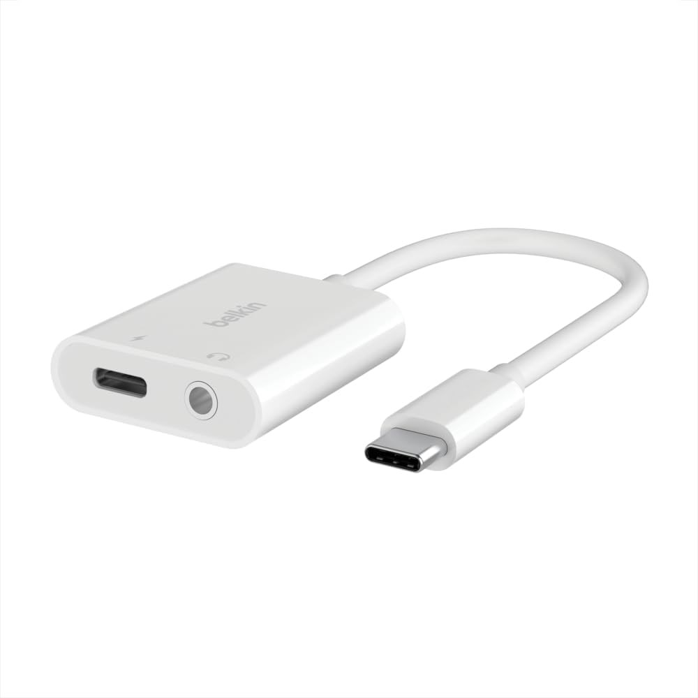 Belkin NPA004BTWH Type C'den Type C ve 3.5MM Çoğaltıcı