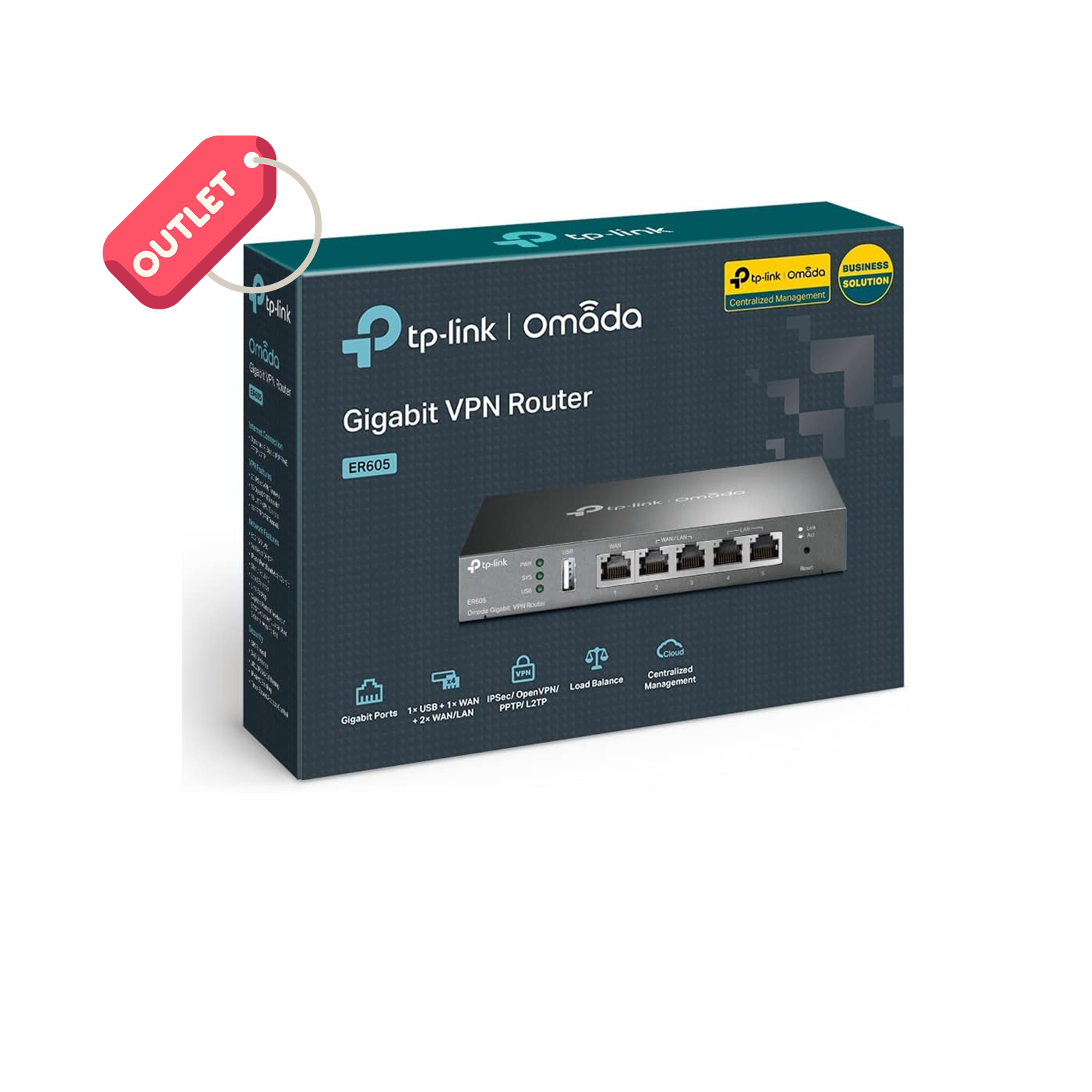 OUTLET TP-Link ER605; Omada Gigabit VPN Router