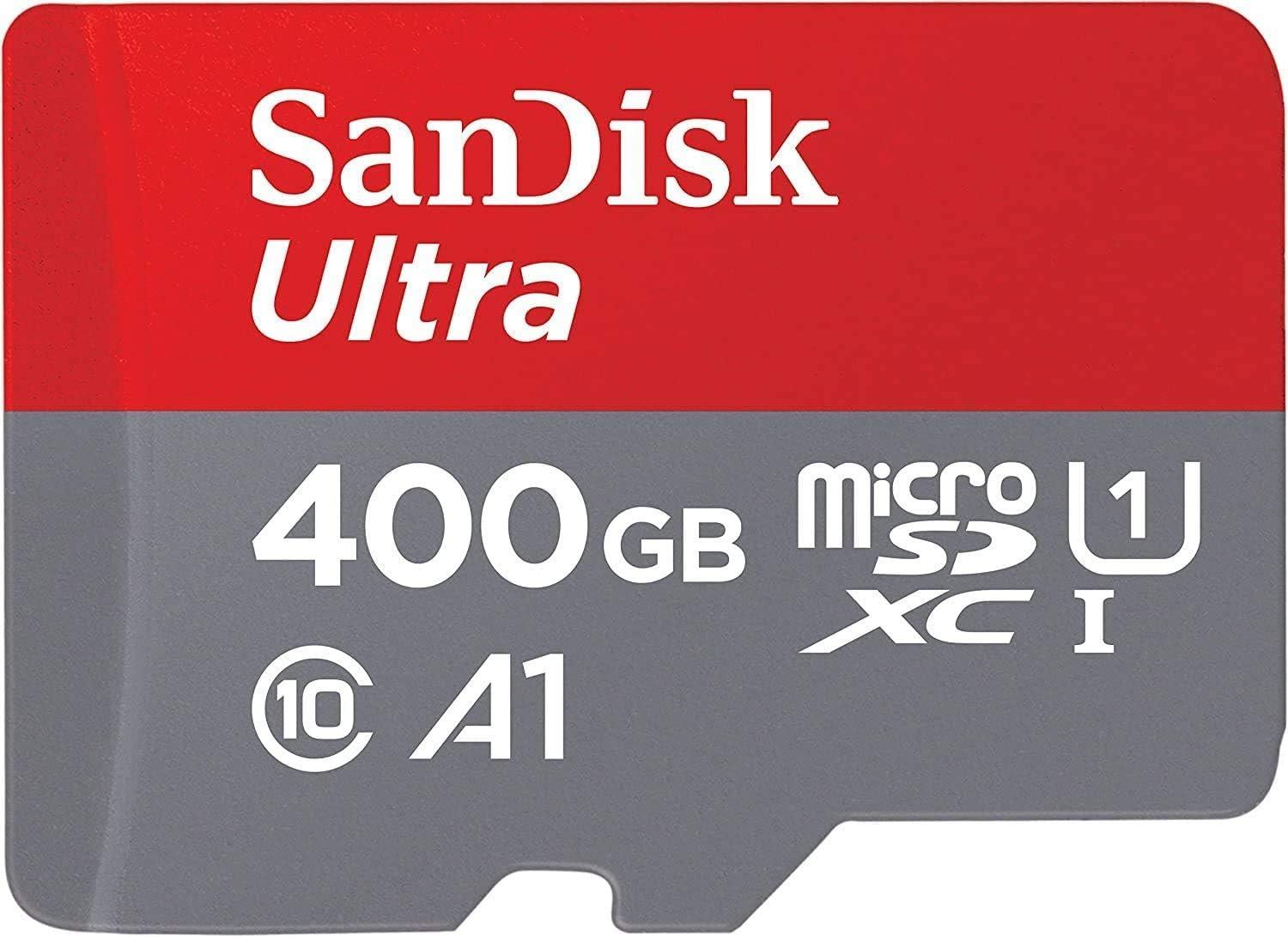 SanDisk Ultra 400GB 120MB/s microSDHC A1 Class 10 UHS-I Hafıza Kartı (SDSQUA4-400G-GN6MN)