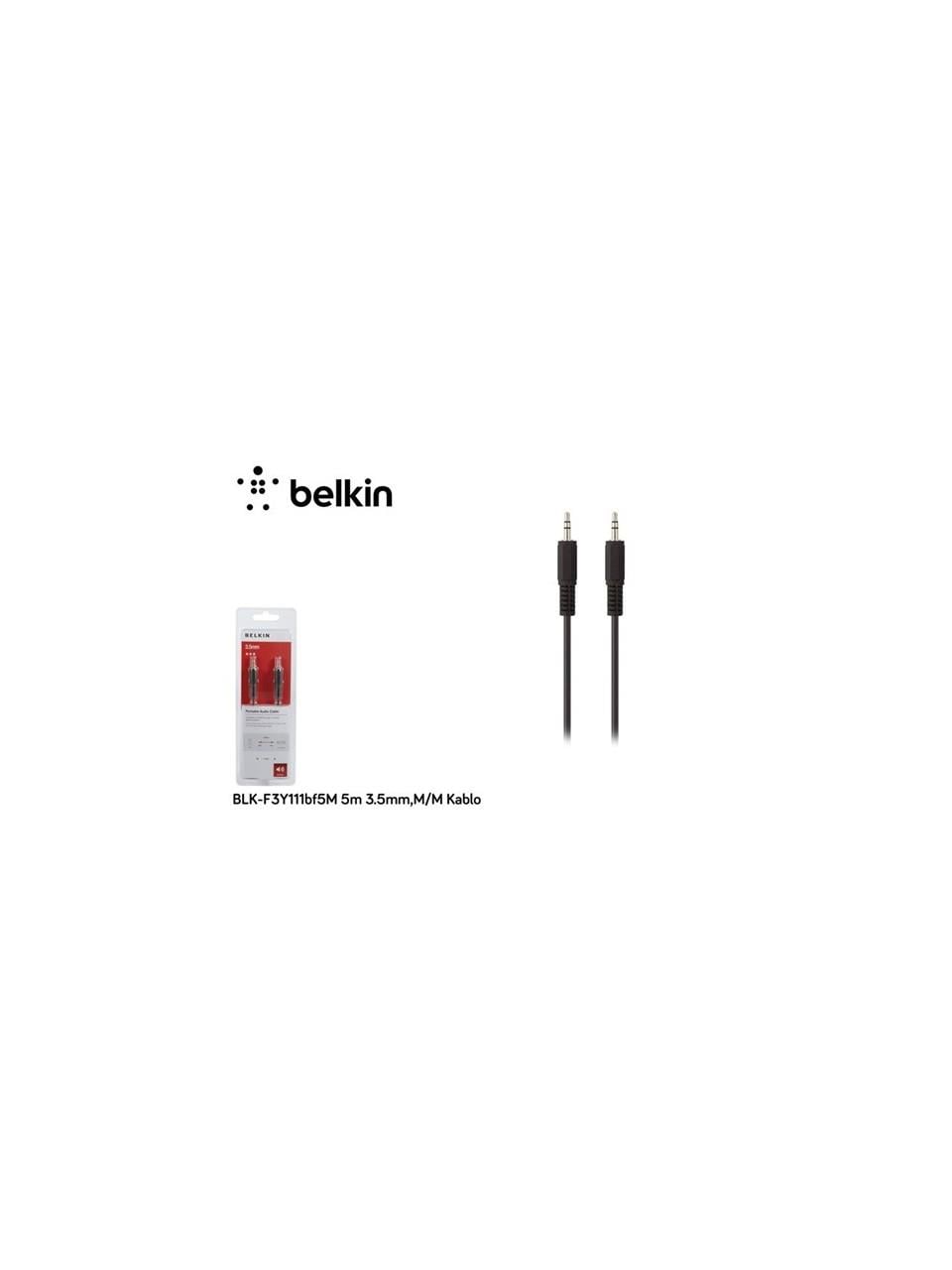 Belkin BLK-F3Y111BF5M 3.5MM M/M KABLO 5M