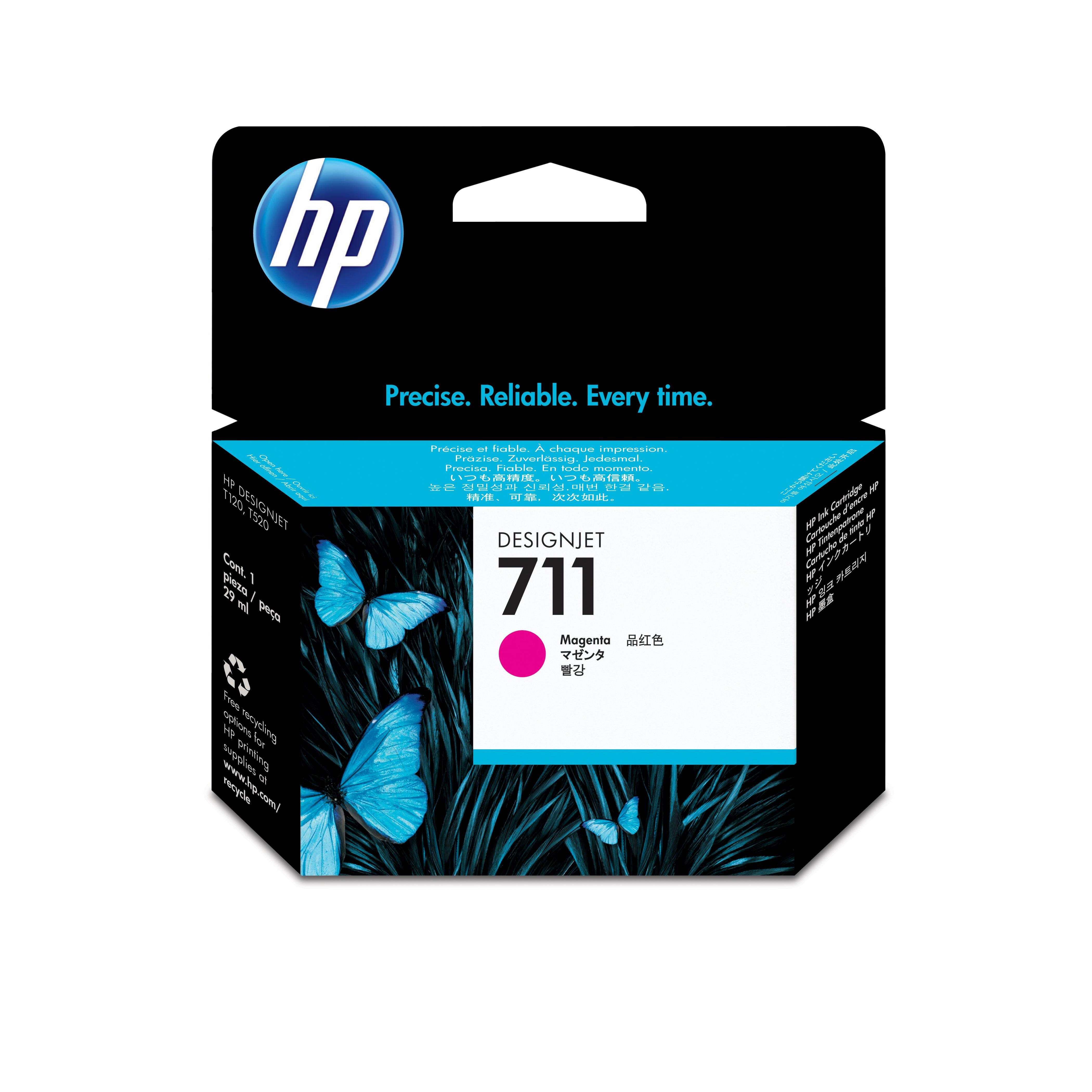 HP CZ131A (711) MACENTA 29 ML GENIS FORMAT MUREKKEP KARTUSU