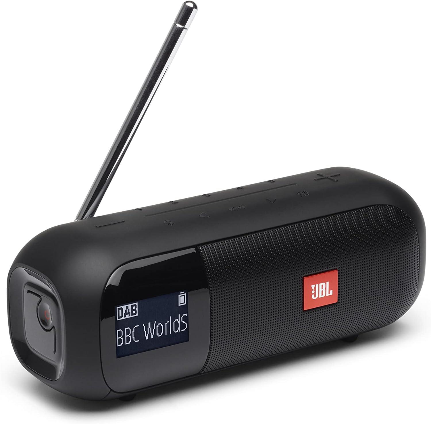 JBL Tuner2 Bluetooth Hoparlör, DAB-FM Radyo IPX7,Siyah