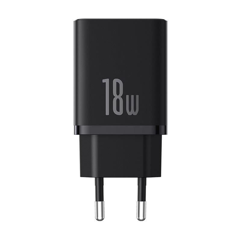 Baseus Cube Fast QC 3.0 18W USB-A Hızlı Şarj Aleti Cluster Black