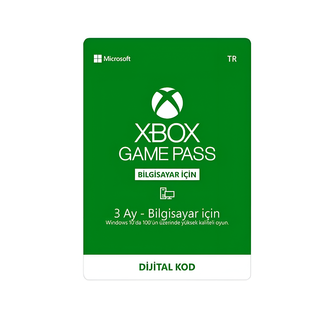 Xbox Game Pass Bilgisayar İçin 3 Ay
