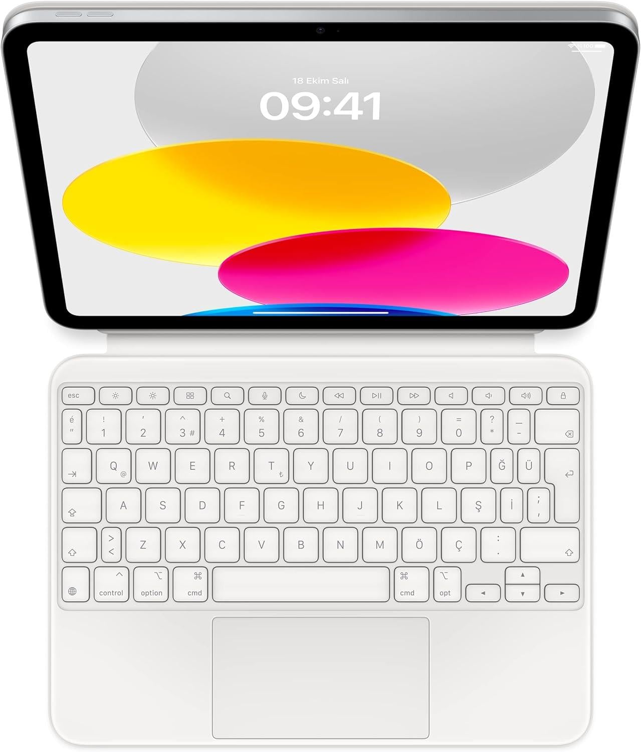 Apple iPad (10. nesil) için Magic Keyboard Folio - Türkçe Q Klavye