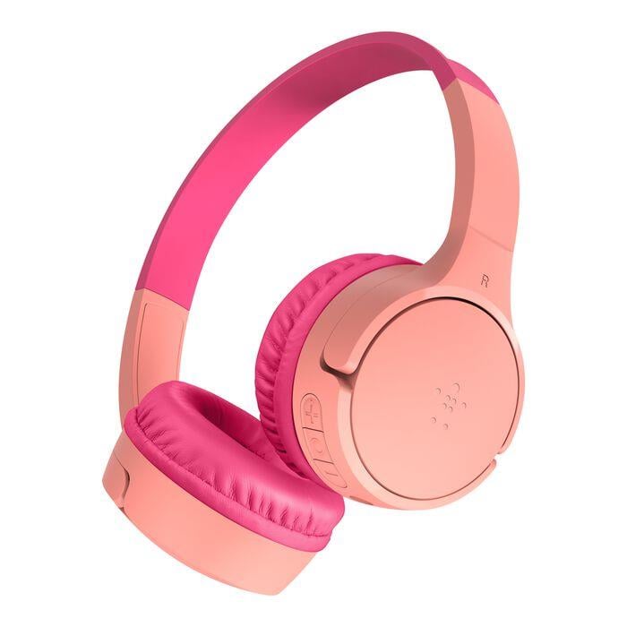 Belkin SoundForm mini Kablosuz Çocuk Kulaklığı, Pembe