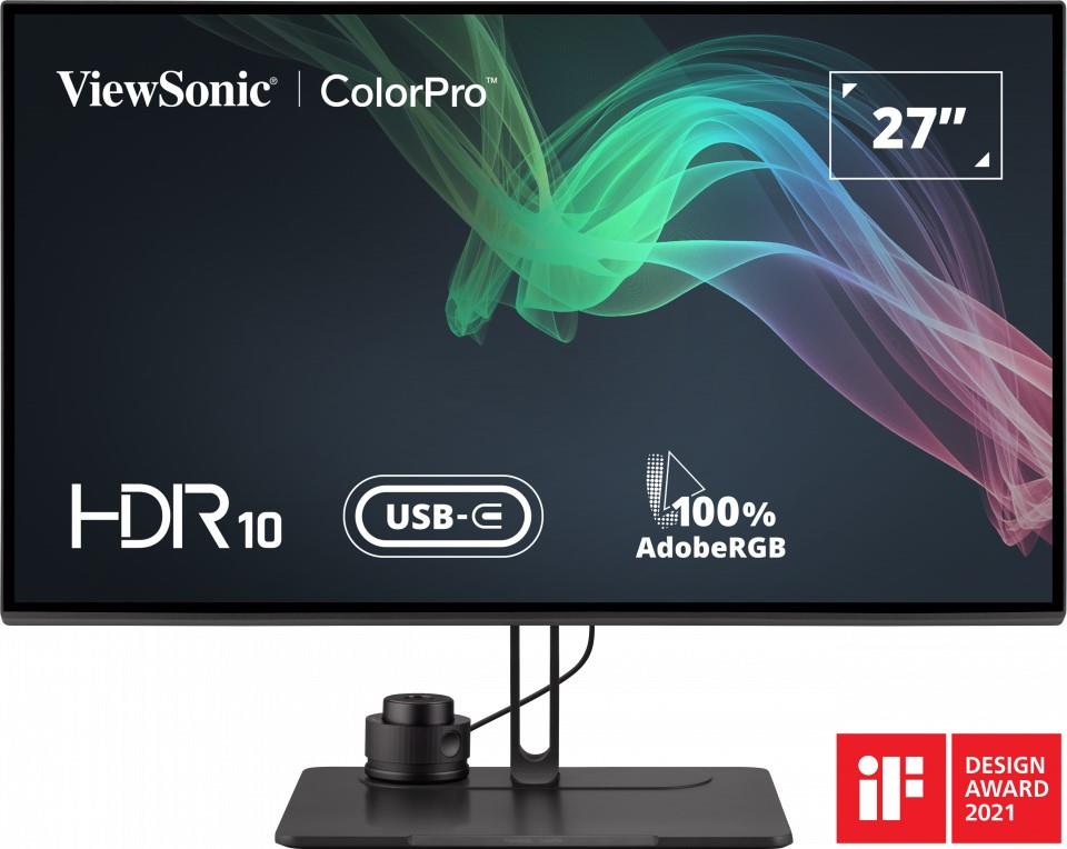 VIEWSONIC VP2786-4K PROFESYONEL MONITOR 27 5MS 60HZ NANO IPS 3840X2160 4K 350 HDMI DP USB TYPE C ADOBE RGB 16:9 20M:1 1.07B HOPARLOR 4 KENAR CERCEVESIZ KALIBRASYON FLICKER FREE MAVI ISIK FILTRESI TILT SWIVEL PIVOT YUKSEKLIK AYARI VESA ENERGY STAR EPEAT