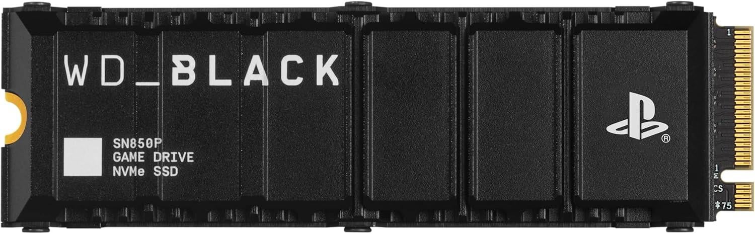 WD Black 1TB SN850P 7300MB/s-6300MB/sPlayStation 5 Uyumlu PCIe Gen4 x4 M.2 NVMe SSD - WDBBYV0010BNC-WRSN