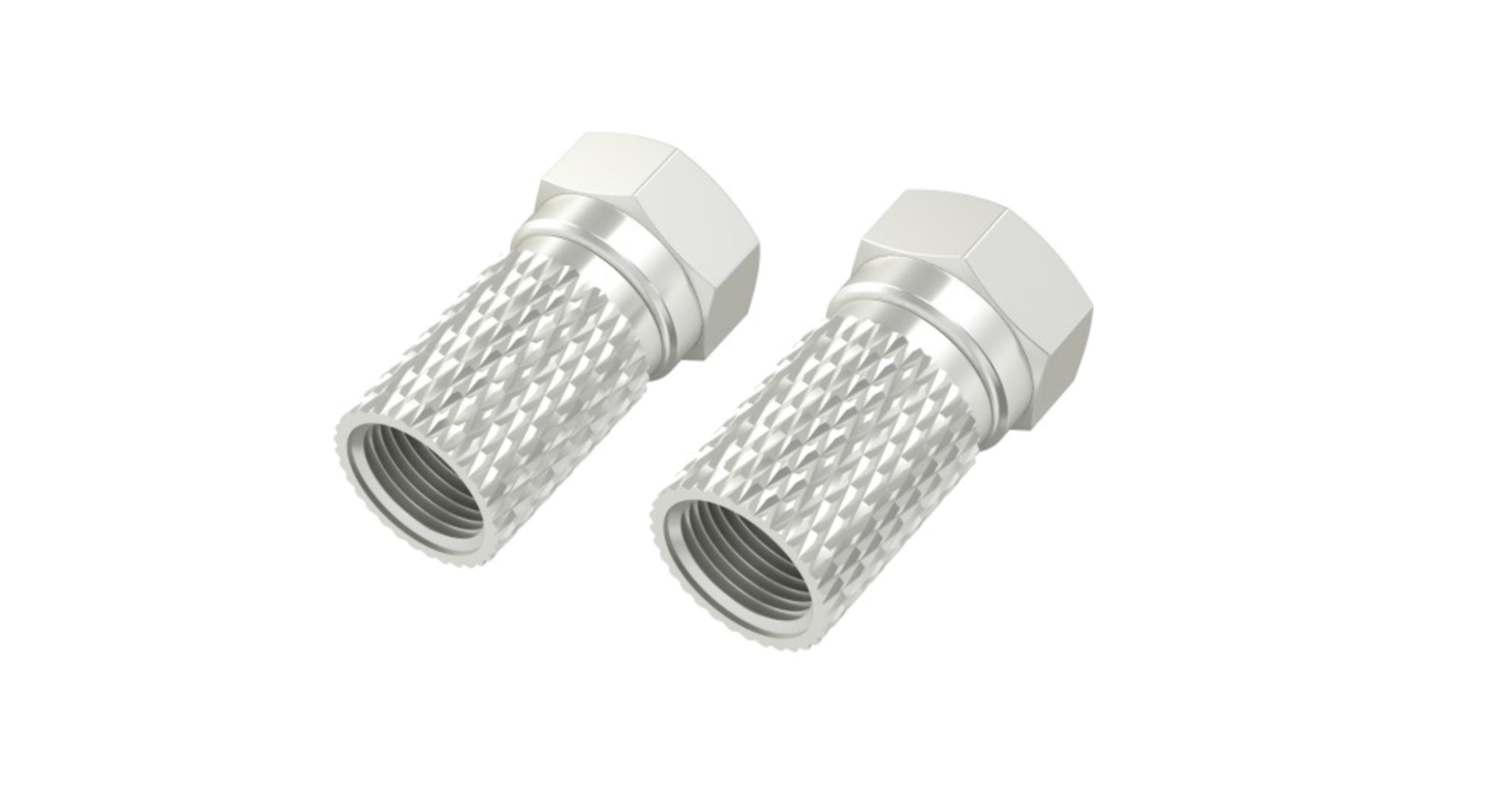 Hama SAT Kablosu Ucu F Fiş 6.5mm Vidalı 2 Parça