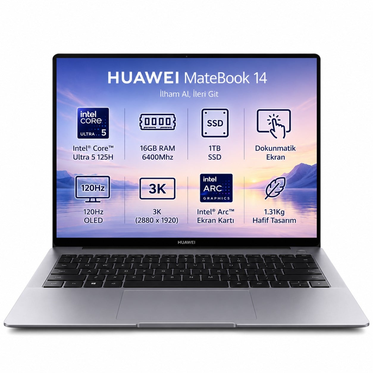 Huawei Matebook 14 Intel Core Ultra 5 125H 16GB 1TB SSD 14.2