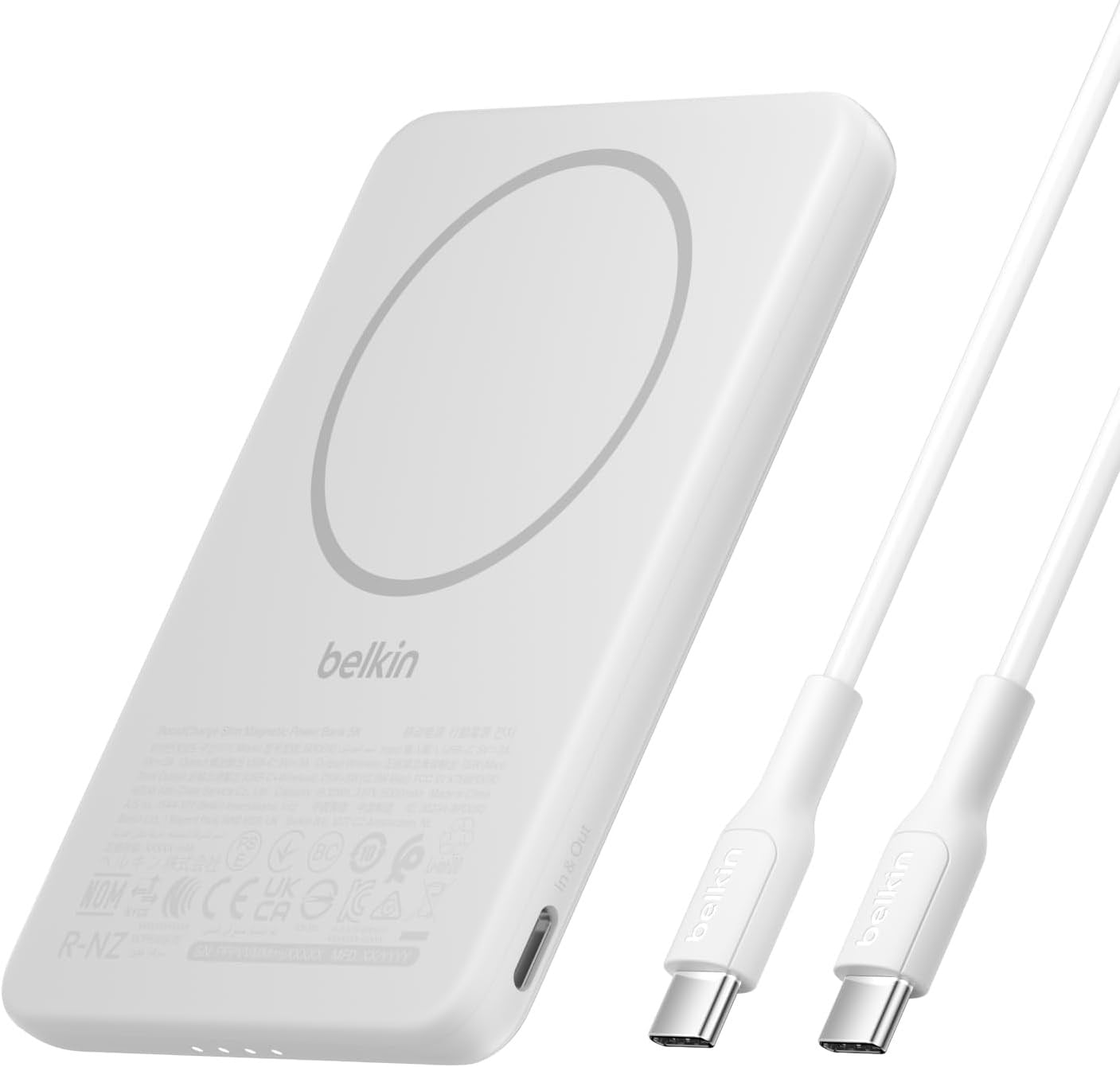 Belkin BoostCharge Slim MagSafe Qi 7.5W 5000 mAh Powerbank