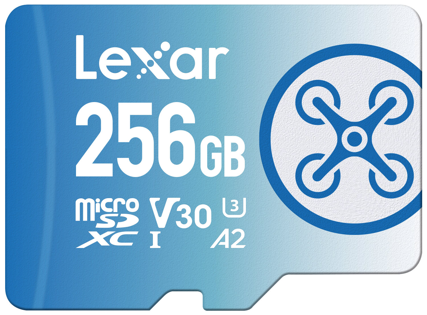 LEXAR 256GB LMSFLYX256G-BNNNG MICROSD FLY HIGH-PERFORMANCE 1066X MICROSDXC UHS-I UP TO 160MB/S READ 90MB/S WRITE C10 A2 V30 U3