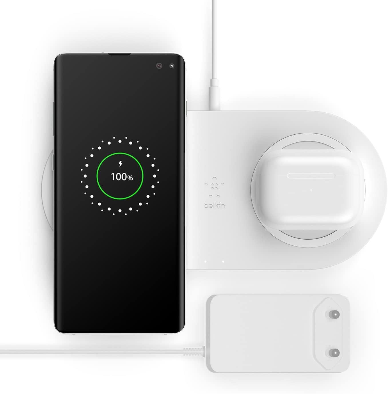 Belkin 10w İkili Kablosuz Şarj Cihazı - Beyaz WIZ002VFWH 