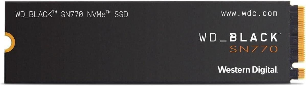 WD Black SN770 1TB 5150MB/s PCIe Gen4 x4 NVMe M.2 SSD WDBBDL0010BNC-WRSN