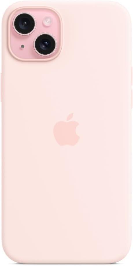 Apple iPhone 15 Plus MagSafe Silikon Kılıf Uçuk Pembe - MT143ZM/A

