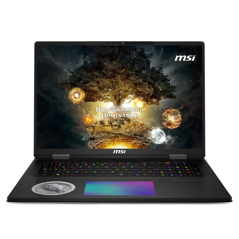 MSI Titan 18 HX Dragon Edition Norse Myth A2XWJG-272TR ULTRA 9 285HX 96GB DDR5 Ram 4TB SSD RTX5090 24GB GDDR7 18'' UHD + Miniled 120Hz Windows 11 Pro Taşınabilir Dizüstü Bilgisayar