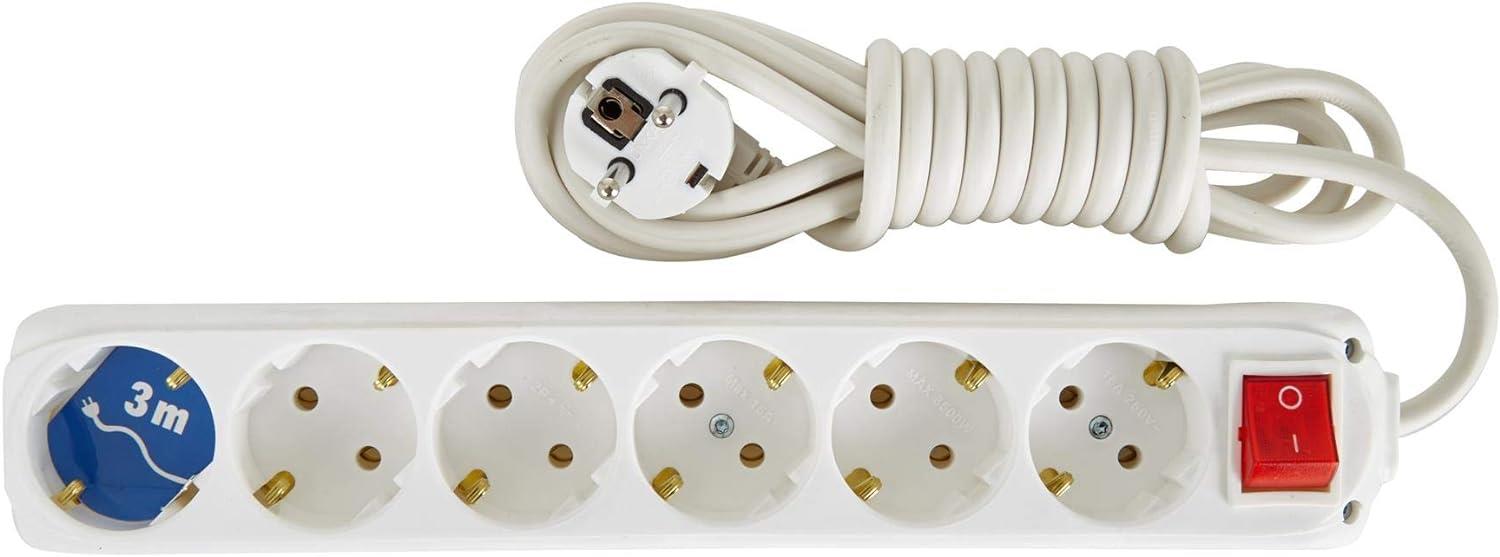 ALMERA 6LI ANAHTARLI TOPRAKLI PRİZ 3 MT. (12)