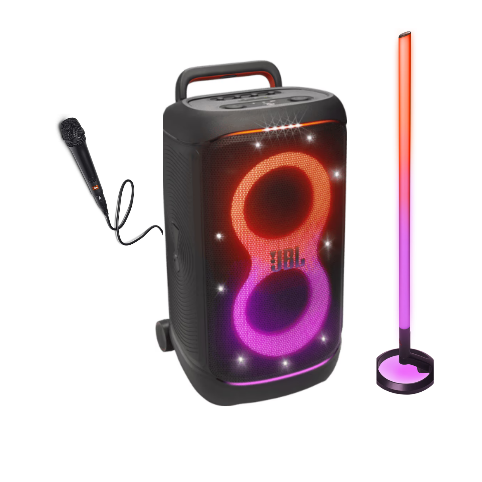 JBL PartyBox Stage320 Bluetooth Hoparlör ve Karaoke Eğlence Paketi