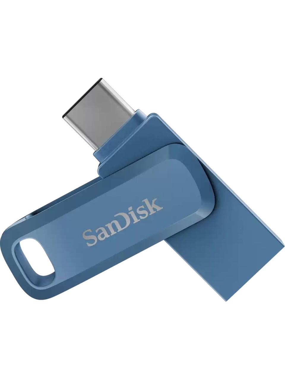 SanDisk Ultra Dual Drive Go 256GB USB Type-C Flash Bellek (Navy Blue) SDDDC3-256G-G46NB