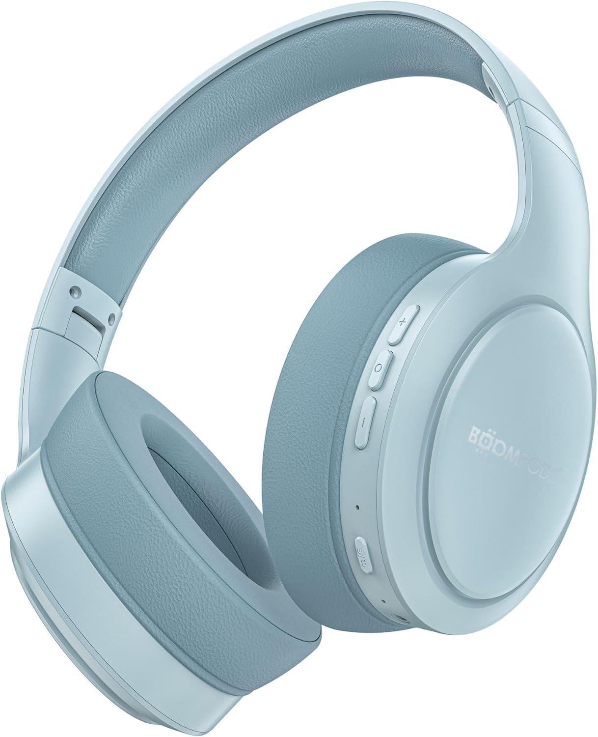 Boompods Headpods Pro2, Bluetooth Kulaküstü Kulaklık, Mavi