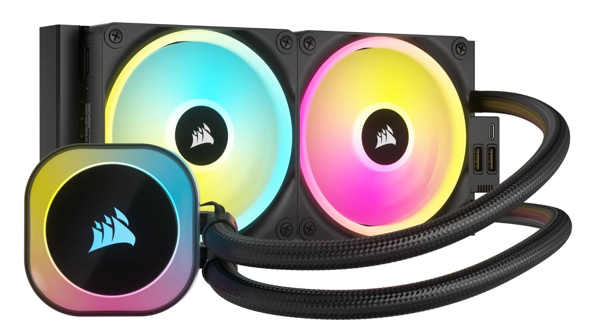 CORSAIR CW-9061001-WW iCUE LINK H100i RGB AIO 240 mm RADYATÖR RGB AYDINLATMA SIVI CPU SOĞUTUCUSU