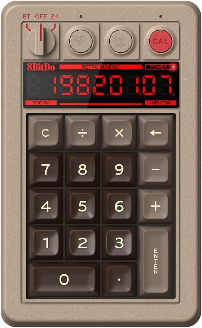 8BitDo Retro 18 C64 Edition Mekanik Numpad