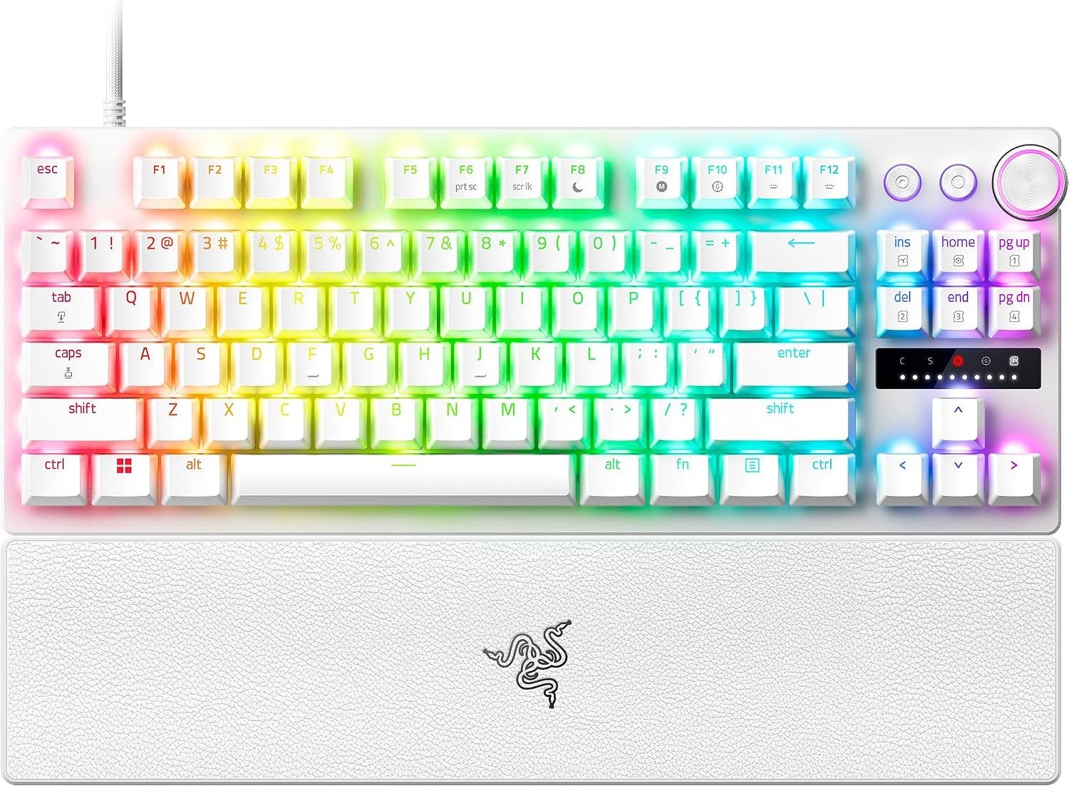 Razer Huntsman V3 Pro Tenkeyless - TKL - Beyaz RZ03-04981700-R3M1