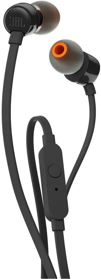 JBL T210 Siyah Kablolu Mikrofonlu Kulak İçi Kulaklık, Siyah