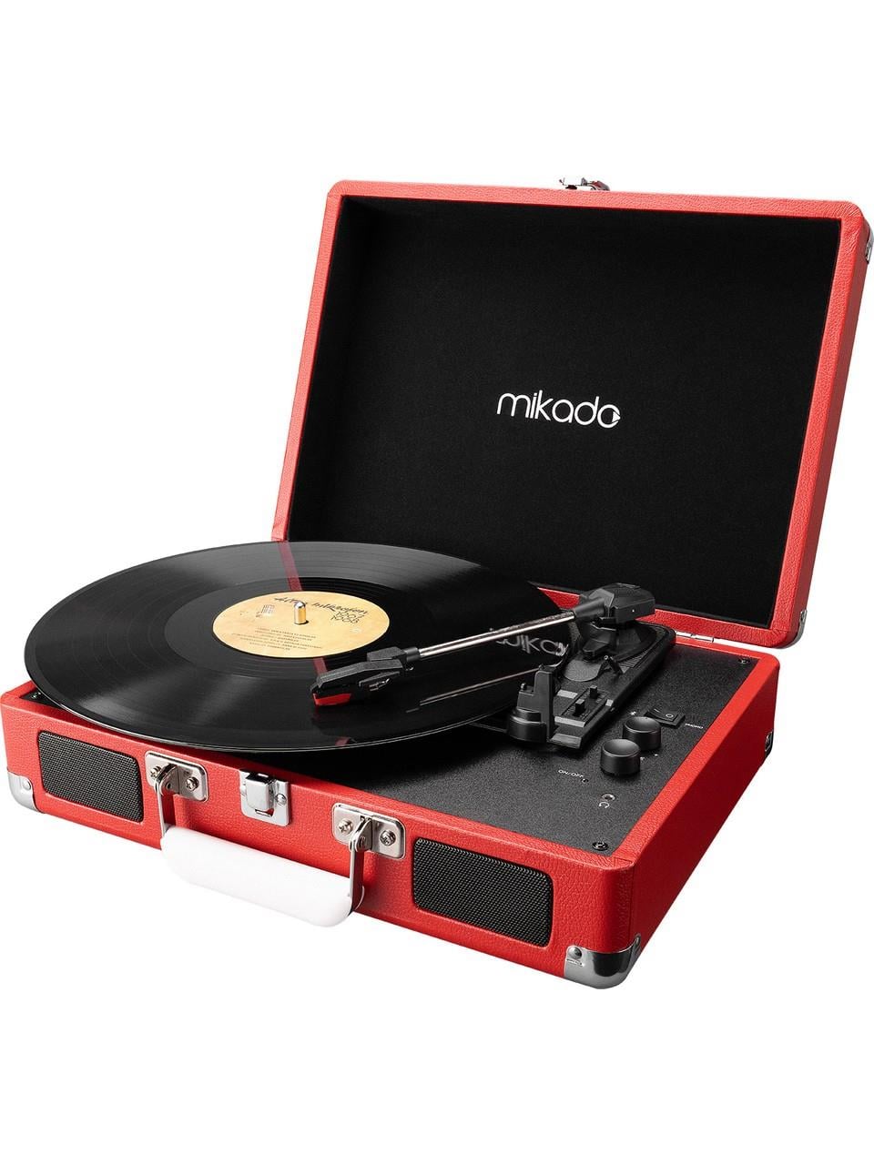 MİKADO NOSTALJİ MN-P317 TURNTABLE BLUETOOTH DESTEKLİ PİKAP SİYAH