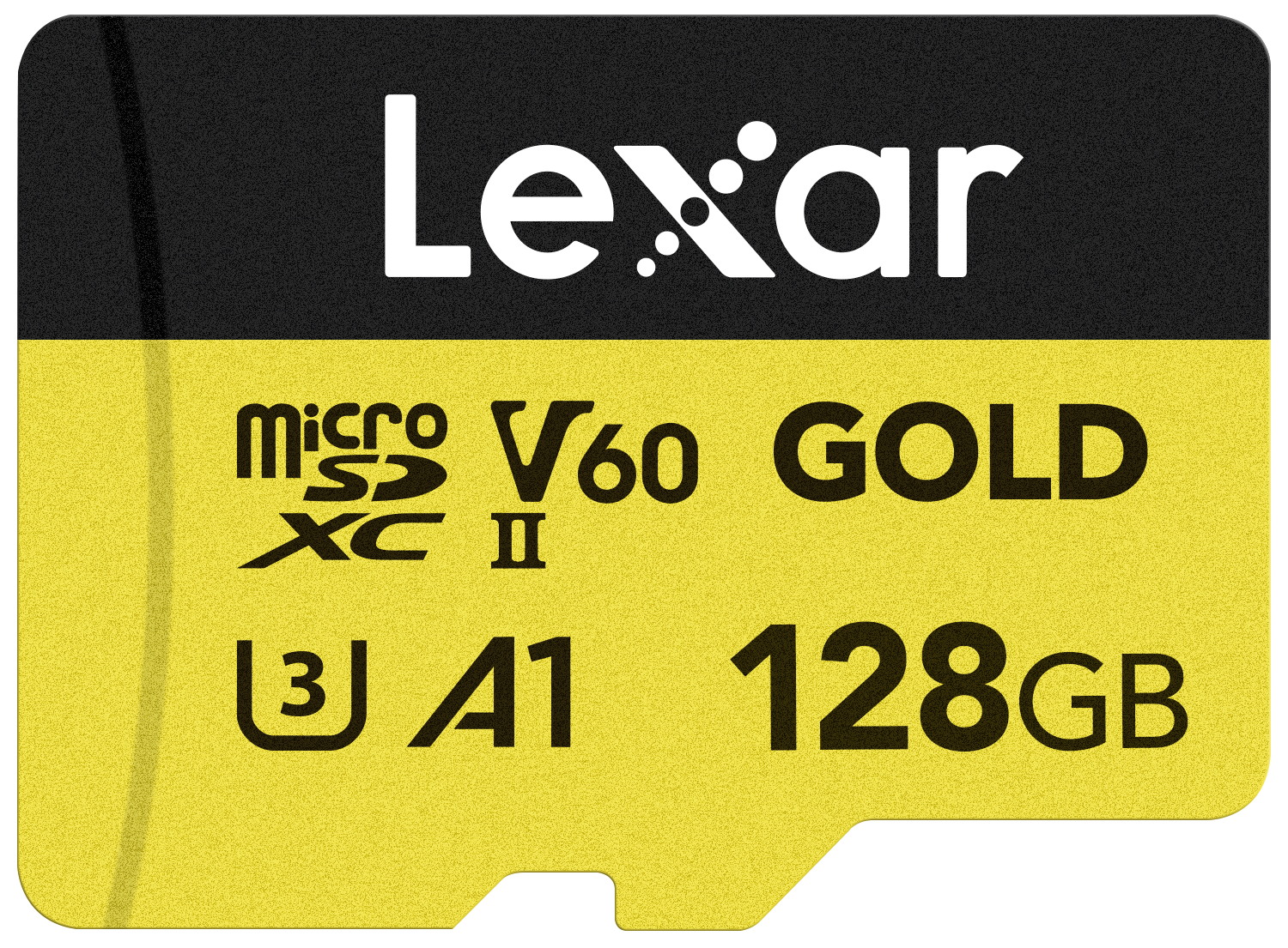 LEXAR 128GB LMSGOLD128G-BNNNG MICROSD GOLD MICROSDXC UHS-II CARDS UP TO 280MB/S READ 100MB/S WRITE C10 A1 V60 U3