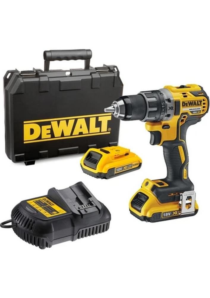 Dewalt DCD791D2-QW 18V/2.0Ah Li-ion Çift Akülü Kömürsüz Profesyonel Vidalama