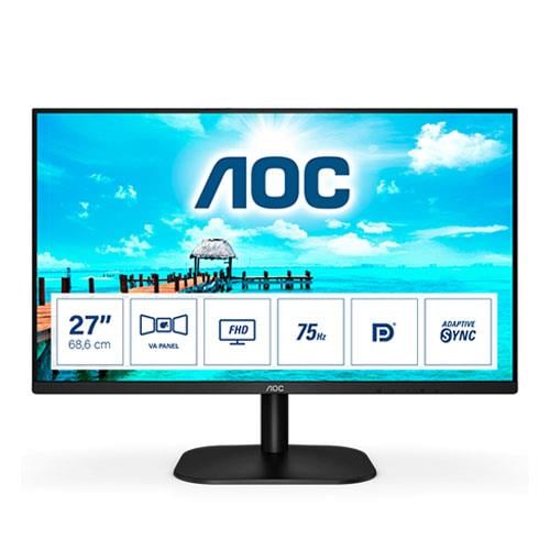 AOC 27” 27B2QAM 4MS 75HZ VGA HDMI DP
